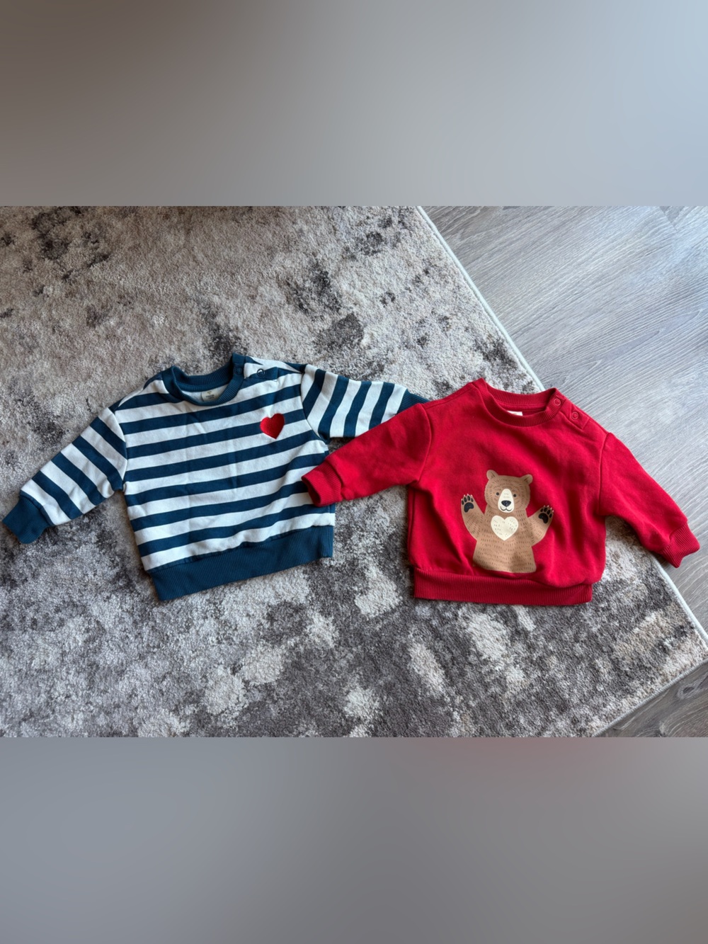 Two Tucker + Tate sweatshirts size 6m